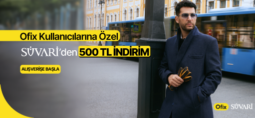 Ofix Kullanıcılarına Özel SÜVARİ'den 500 TL İNDİRİM!HERO