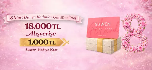 8 Mart Dünya Kadınlar Günü'ne Özel 1.000 TL SUWEN Hediye Çeki BEDAVA!HERO