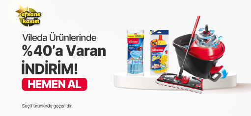 13-20 Kasım Tarihleri Boyunca Seçili Vileda Ürünlerinde %40'a VARAN İNDİRİM! HERO