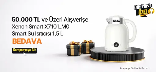 50.000 TL ve Üzeri Alışverişe Xenon Smart Su Isıtıcısı - Krem BEDAVA!HERO