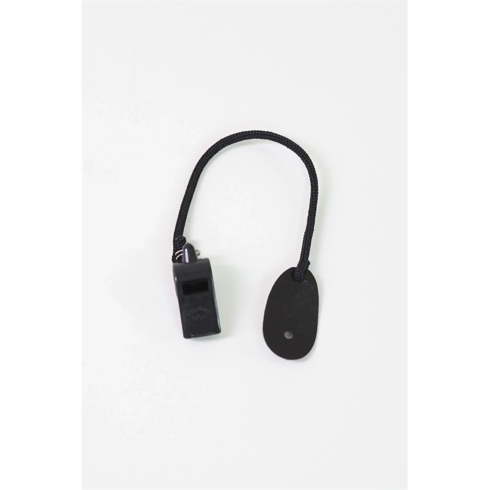 Kordonlu Dayanıklı Siyah Düdük Acil Durum ve Güvenlik Kullanımı STD STD