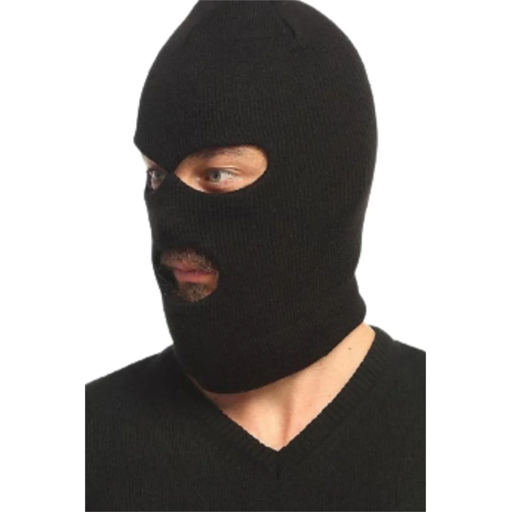 Orlon Kar Maskesi Soğuk Hava ve Koruyucu Yüz Maskesi SİYAH STD