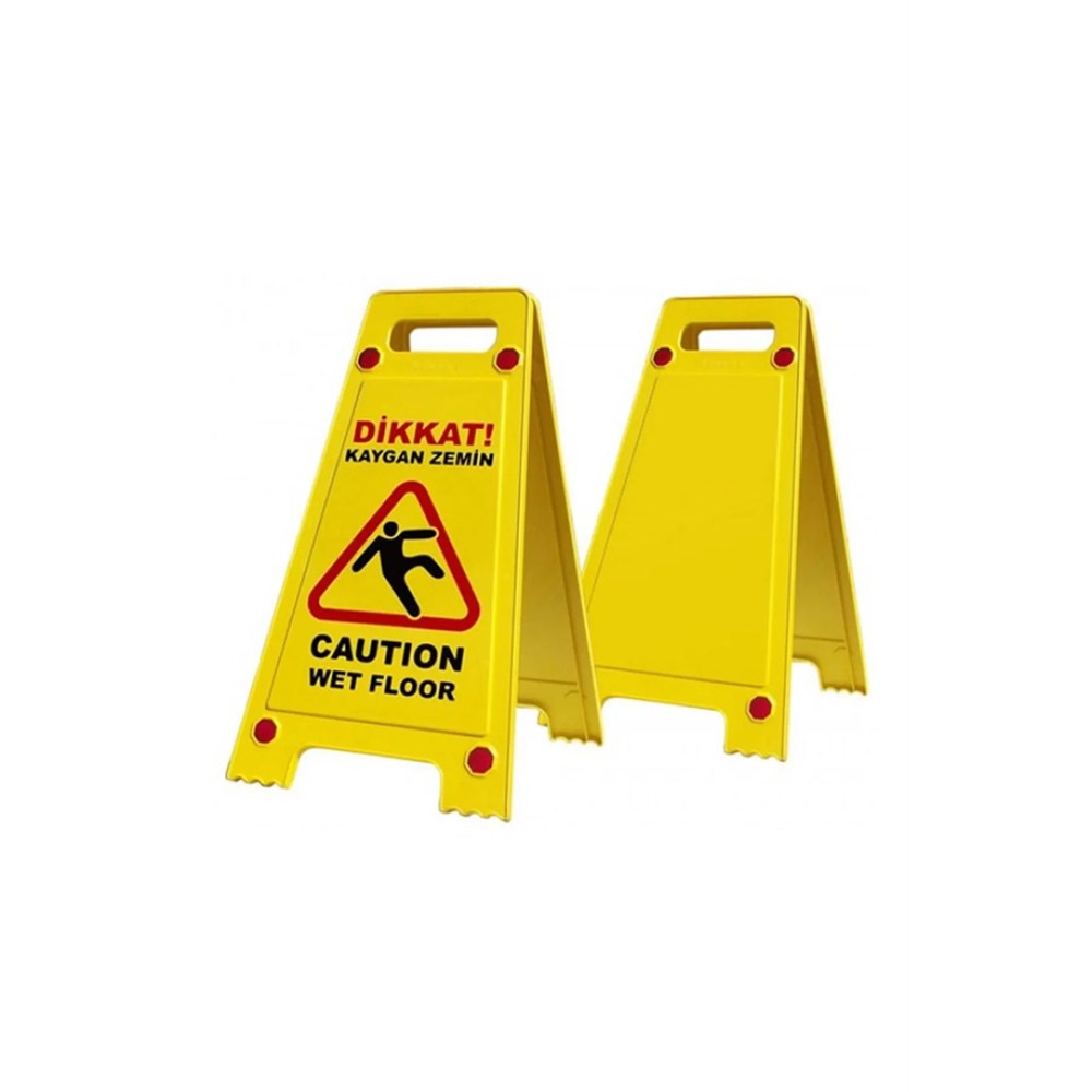 UT4001 Kaygan Zemin Uyarı Levhası – Dikkat Çekici Güvenlik Tabelası? STD STD