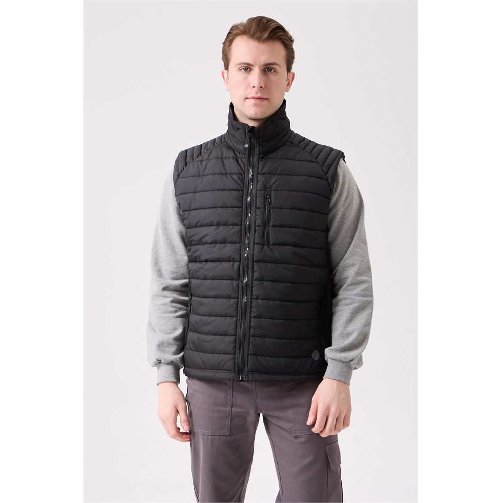 Nepeta Bomber Şişme Yelek - Hafif, Suya Dayanıklı SİYAH 2XL