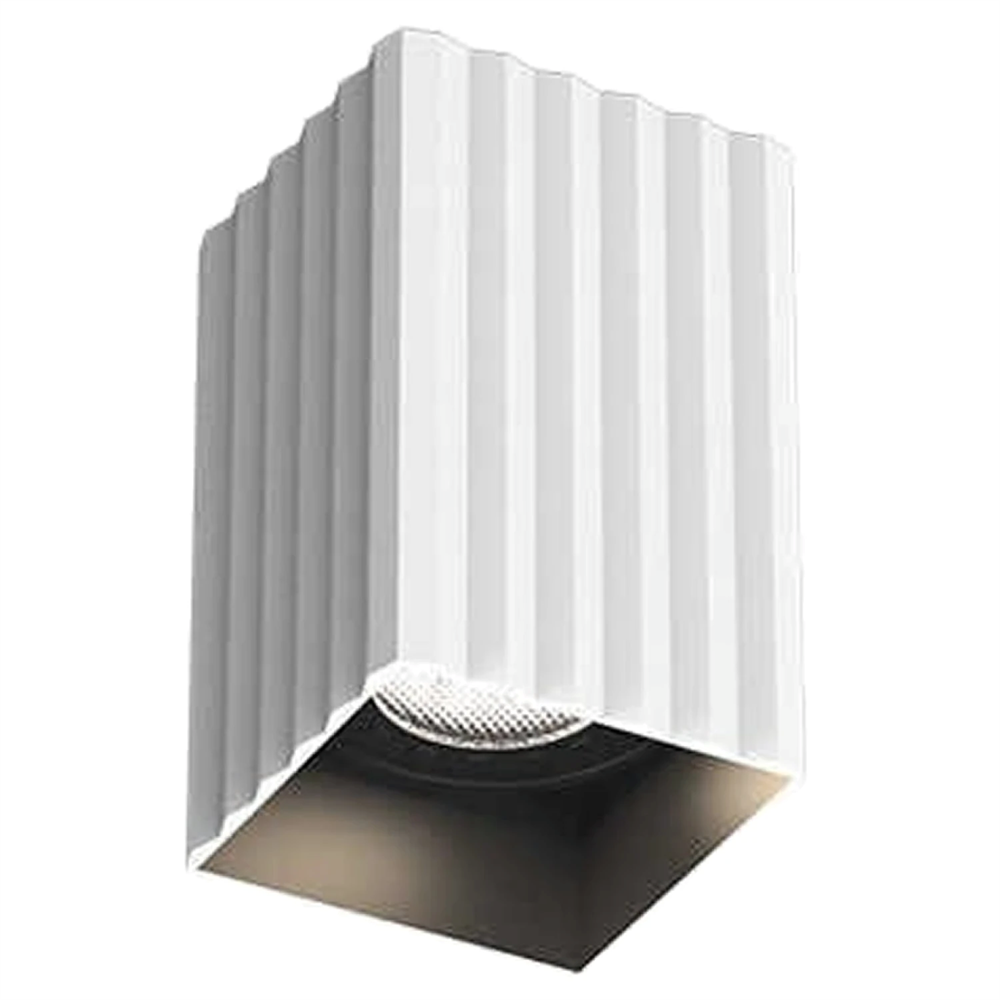 Jupiter Kare Sıva Üstü Sabit Spot JC080 B Beyaz