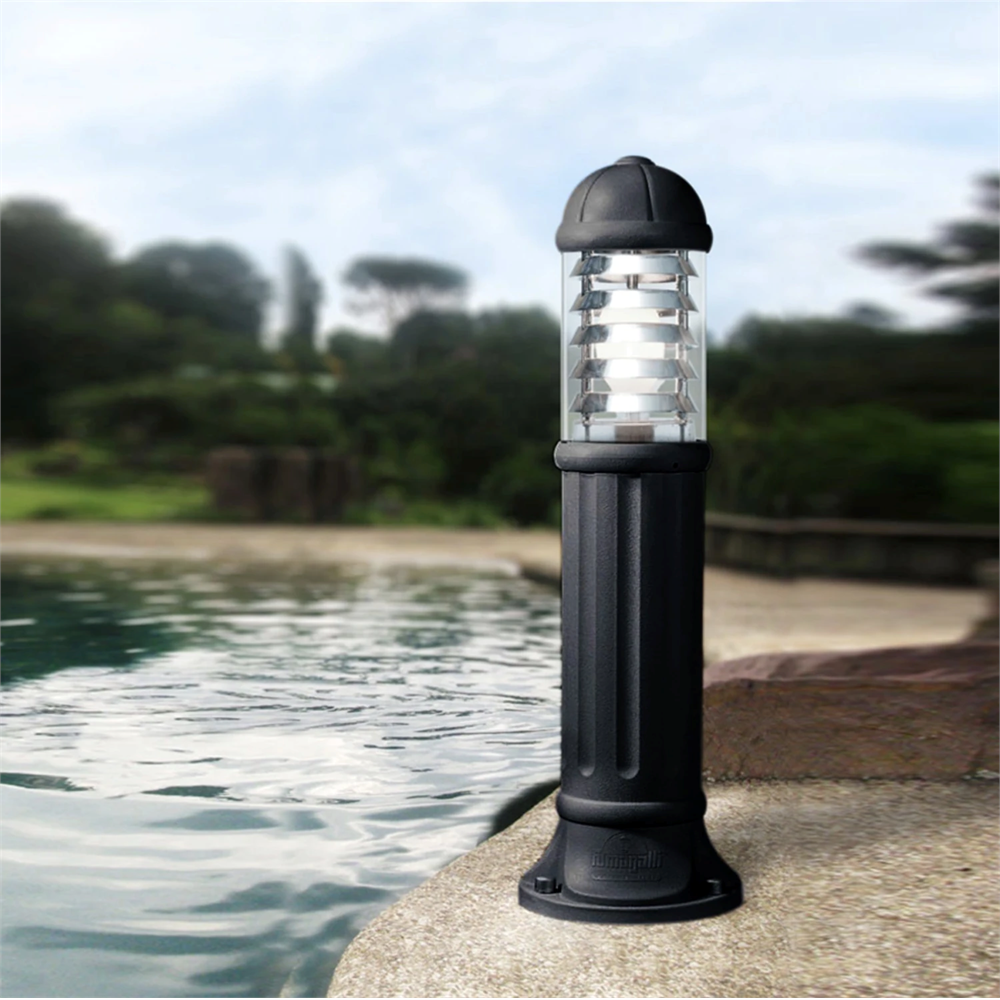 Fumagalli 800 mm Sauro Siyah Bahçe Armatür E27 Siyah