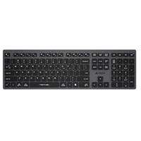 A4 Tech Fstyler FBX50C Gri Bluetooth+2.4G Nano Fn Şarjlı Multimedya Klavye