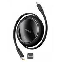 Baseus P10364501111-00 Free2Pull Makaralı Şarj Kablosu USB-C-Lightning 20W 1m