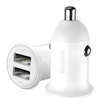 BASEUS CCALLP-02 Grain Pro Araç İçi Şarj Cihazı Beyaz