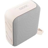 Asonic AS-03 Bej USB-TF-TWS-Bluetooth Destekli 5W 1200mAh Type-C Speaker