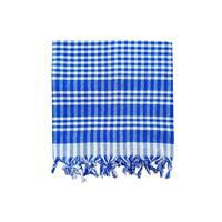 170x170 Pötikare Yer Sofra Bezi Piknik Masa Örtüsü Saçaklı Mavi