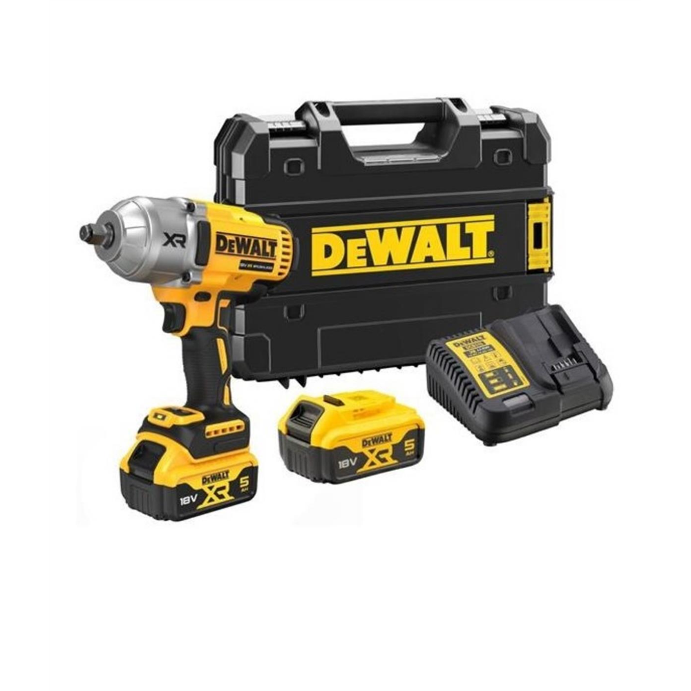 Dewalt 18V/5.0Ah 1396Nm Çift Akülü Profesyonel Somun Sıkma DCF900P2T