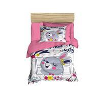 Dijital Baskılı 3d Pamuklu Yenidoğan Bebek Nevresim Takımı Wish Rabbit