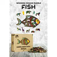 Ahşap Puzzle - Fish (182 parça)