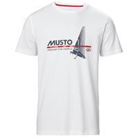 Musto Ocean Born T-Shirt White - X- Large