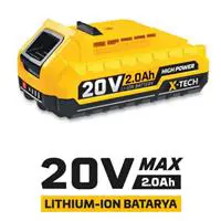 SGS 5497 20 Volt Yedek Batarya (2.0Ah)