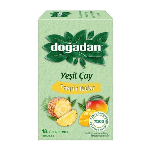 Doğadan Yeşil Çay Tropikal Tatlar 1.1g x 18 Adet
