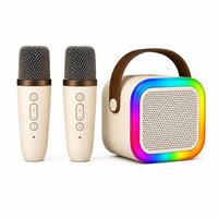 SoundBox RGB Işıklı Bluetooth Karaoke Seti (2 Mikrofonlu)