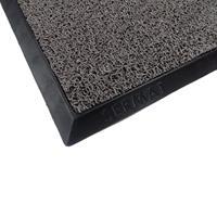 Sercan Hijyen 60 x 80 cm Kauçuk Paspas + İç kıvırcık - Gri