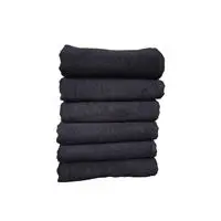 6Lı Paket Boya Tutmayan Mikrofiber El Yüz Spor Kuaför Havlusu 50X90 Cm Beyaz