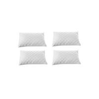 4 lü Kapitoneli Yastık Koruyucu %100 Pamuk 50X70 Beyaz