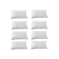 8 li Kapitoneli Yastık Koruyucu %100 Pamuk 50X70 Beyaz