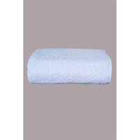 %100 Pamuklu Banyo Havlusu 70x140 Ekonomik Duş Havlusu Beyaz