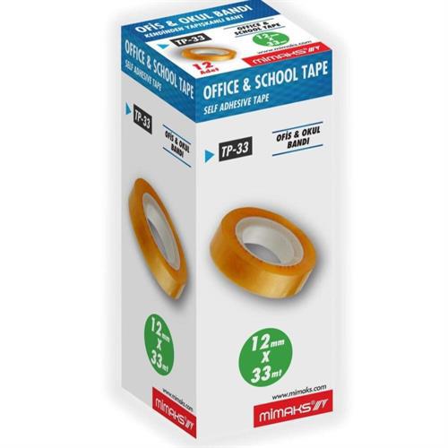 Mimaks TP-33 12 x 33 mm Ofis / Okul Bandı