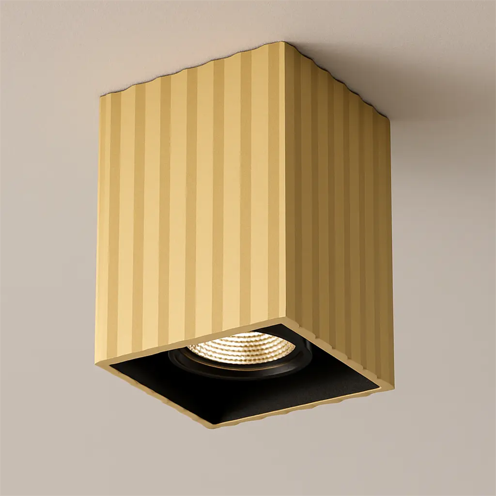 Jupiter Kare Sıva Üstü Sabit Spot JC080 B Gold