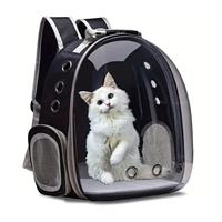 Astronot Şeffaf Pencereli Kedi Taşıma Sırt Çantası