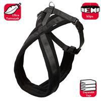 Karlıe Yumuşak Göğüs Tasma 48-55cm Siyah