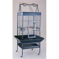 Dayang Papağan Kafesi Ayaklı Siyah 61x56x168