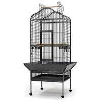 Dayang Papağan Eğitim Kafesi Ayaklı Siyah61x56x156