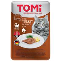 Tomi Kedi Hindi & Ispanak Tahılsız Pouch Mama 100 gr