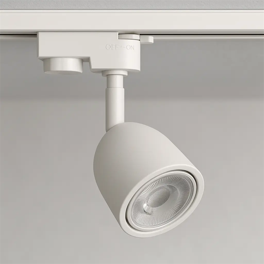 Modesco Belmopan Monofaze Soketli Yuvarlak Ray Spot Beyaz