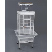 Dayang Papağan Kafes Ayaklı 45.7x45.7x156cm Beyaz