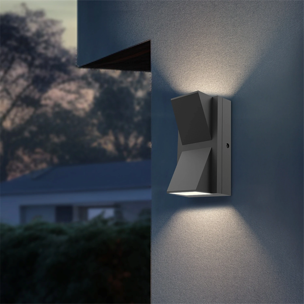 Braytron Vekta-C WL2 12W Antrasit Led Duvar Siyah 3 Renk Siyah