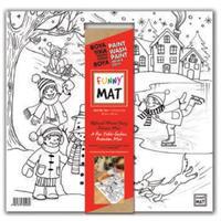 Funny Mat - Karlı Bir Gün 40x40cm