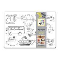 Funny Mat - Taşıtlar - 33,5x48cm