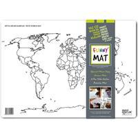 Funny Mat - Dünya Dilsiz Haritası 33,5x48cm