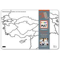 Funny Mat - Türkiye Bölgeler Dilsiz Haritası 33,5x48cm