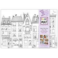 Funny Mat - Çatıdaki Leylek (Küçük Boy) - 33,5x48cm