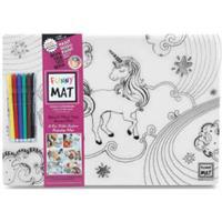 Funny Mat - Unıcorn Ve Deniz Kızı 6'Lı Kalem Hediyeli 30 x 40 cm