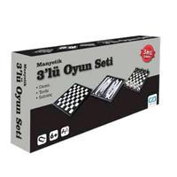 Manyetik 3'Lü Oyun Seti