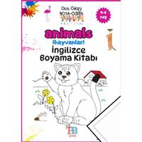 Animals (Hayvanlar)Boyama Kitabı