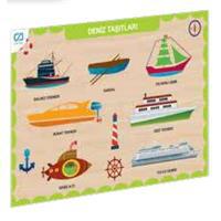 Ahşap Deniz Taşıtları Eğitici Set