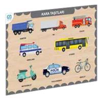 Ahşap Kara Taşıtları Eğitici Set