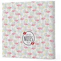 Flamingo 3 - Çizgisiz Yan Boyamalı Defter