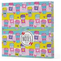 Kahve 10 - Çizgisiz Yan Boyamalı Defter