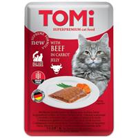 Tomi Kedi Dana Eti Ve Havuç Tahılsız Pouch Mama 100 gr